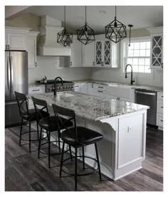 آشپزخانه سیاه و سفید و خاکستری