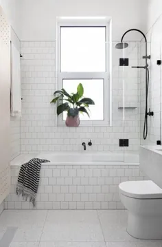 76 روش تزئین حمام کوچک |  شاتر فلای