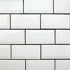 کاشی Ivy Hill کاشی سفید ضروری با 3 اینچ x 6 اینچ x 6 میلی متر کاشی دیواری مترو سرامیکی جلا (1 فوت مربع) - EXT3RD101116B - انبار خانه