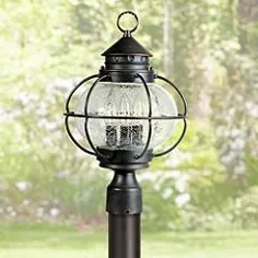 Nautington 16 "High Outdoor Post Lantern - # H5342 | لامپ های Plus