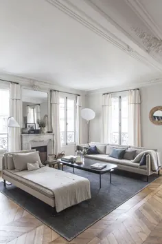 〚из Французскана изящность и скандинавская сдержанность: современная квартира в Париже ◾ ото عکس ◾ ایدئیز دیزاین