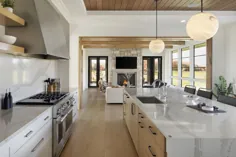 آشپزخانه مدرن بلوط سفید