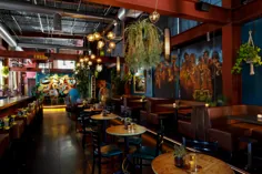 Urban Oasis: 90's Hip-Hop Inspired Design Restaurant - Troop - Kyla Coburn Designs |  تجاری ، رستوران ، مهمان نوازی