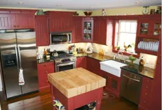30 رنگ کابینت آشپزخانه خانگی زیبا