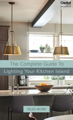 راهنمای کامل روشنایی جزیره آشپزخانه |  روشنایی کاپیتول
