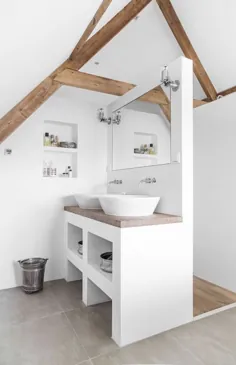Praktische Badezimmer mit Dachschräge - die aktuellsten Designs