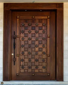 درب چوبی مدرن و سفارشی