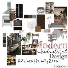 صفحه نمایش خلق و خوی طراحی داخلی آشپزخانه مدرن طراحی شده توسط ElishaCelis