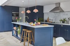 40 ایده جزیره آشپزخانه - بهترین راه برای اضافه کردن سبک و فضای ذخیره سازی