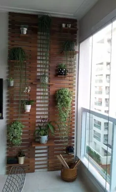 الهام بخش ایده های باغ بالکن کوچک برای آپارتمان کوچک |  باغ بالکن کوچک ، طراحی بالکن کوچک