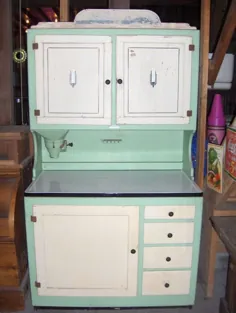 کمد کابینت آشپزخانه عتیقه Vintage Hoosier