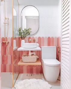 SHLTR در اینستاگرام: “از کفپوشهای ناقص گرفته تا حمامهای دمدمی ، این حمامهای کوچک به زیبایی طراحی شده اند.  کدام یک مورد علاقه شما است ؟؟  تصویر 1:... "