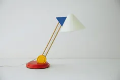 چراغ میز ایکیا به سبک ممفیس ، دهه 1980 هلند