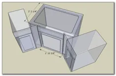پایه کابینت سینک ظرفشویی گوشه ای - کابینت: ایده های طراحی خانه # K810yg8zx7