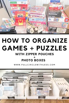 چگونه می توان بازی های رومیزی ، بازی های با ورق و پازل را سازماندهی کرد!
