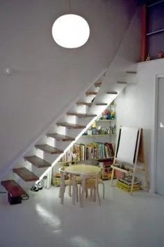 65 روش هوشمندانه برای به حداکثر رساندن فضای زیر پله ها