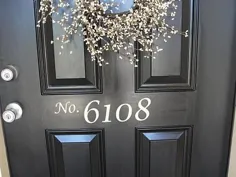 شماره های خانه وینیل برای درب شما