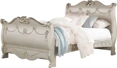 تختخواب کامل سورتمه نقره ای 3 عددی شاهزاده خانم دیزنی