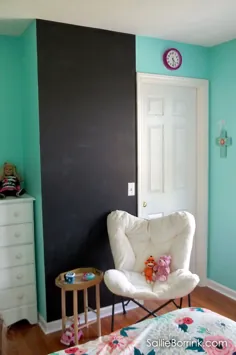 دیوارهای تخته سیاه در اتاق بچه ها و آلرژی گچ - یک زندگی ساده و آرام با سالی بورینک