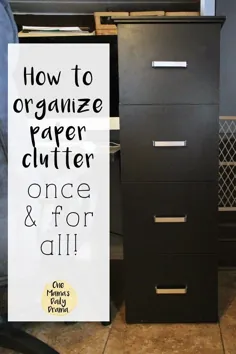چگونه می توان با یک سیستم فایل ساده یک بار و برای همیشه درهم ریختگی کاغذ را سازمان داد