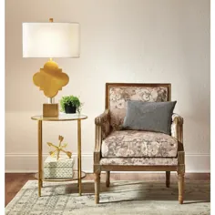 مجموعه تزئینات خانگی Miria Carre Primrose Blush Upholstered Accent Chair-9947600170 - The Home Depot
