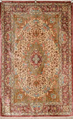 فرش ایرانی ابریشم خوش نژاد - مورد # PF-1611