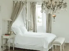 اتاق های خواب رمانتیک فرانسوی - طبیعتاً خنثی