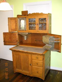 کابینت Hoosier 1908 - ظروف آشپزی - بازسازی آشپزخانه