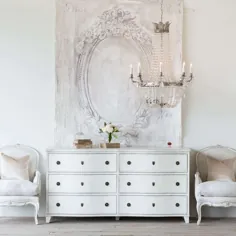 Eloquence® Gustavus Dresser in White Antique