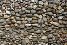 نحوه ساخت دیوار سنگی با سنگهای گرد و سیمان |  Hunker