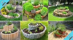 بیش از 80 ایده باغ مارپیچ - اکنون باید تماشا کنید | باغ DIY