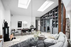 جستجوی صنعتی برای یافتن یک آپارتمان اتاق زیر شیروانی کوچک در استکهلم - THE NORDROOM