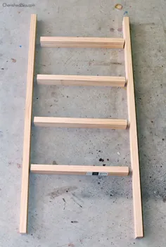 آموزش نردبان چوبی کوتاه DIY - سعادت گرامی