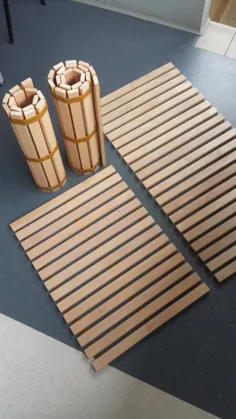 حصیر چوبی Alder / حصیر چوبی رولت هوشمند |  اتسی