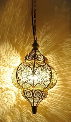 8x14 لامپهای مراکش عتیقه به نظر می رسد مدرن ترکی معلق |  اتسی
