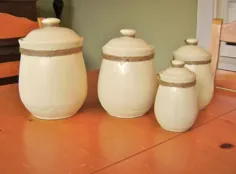 اسپری نقاشی سرامیک: قوطی های آشپزخانه جدید من