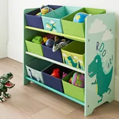 کشوهای کودکان و نوجوانان دایناسور 9 وان ذخیره ساز و لباس های مناسب برای کودکان و اسباب بازی ها