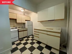 قبل و بعد: به روزرسانی 250 دلاری این آشپزخانه دهه 1980 را به شما هدیه می دهد
