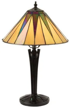 Dark Dark Small Table Tiffany Table Lamp Art Deco Design 70367