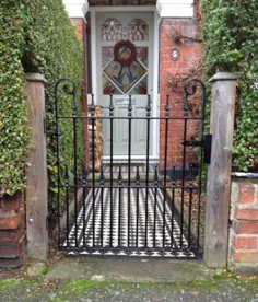 دروازه تک فرفورژه ، دروازه ساخته شده ، دروازه تزئین شده ، با کیفیت برتر دروازه باغ |  eBay
