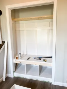 آرایش DIY Mudroom Closet - بیا در همانجا بمان |  دکور خانه مدرن به سبک دکوراسیون |  DIY