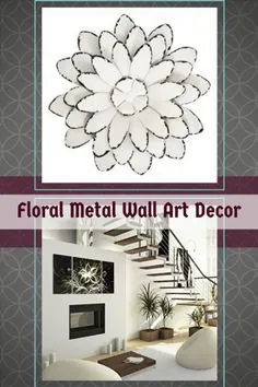 هنر گل دیواری فلزی -تزیین هنر دیواری خانگی فلزی