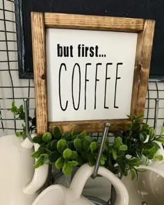 تابلوی قهوه قهوه دوستداران قهوه تابلوی خانه دار سینی لایه ای |  اتسی