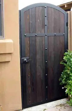 گیتس - دروازه های چوبی آهنی