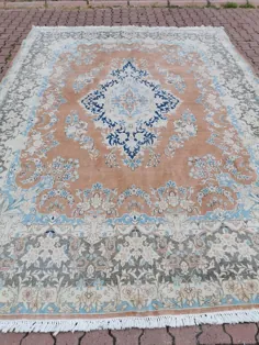 فرش بزرگ ایرانی 10.1x13.7ft فرش قرمز ترکی بژ |  اتسی