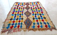 یک فرش قدرتمند مراکشی.  فرش عزیلال.  |  اتسی