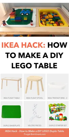 IKEA Hack: نحوه ساخت میز لگو DIY