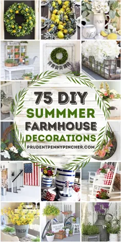 70 ایده ایده آل برای دکوراسیون خانه مزرعه تابستانی