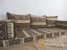 کاناپه های مبل راحتی صندلی عربی صندلی های کوسن Jalsa مجلس مجلسی Arabian Hookah Lounge دکوراسیون خانه کوسن های نیمکت - دیوارپوش ها - زندگی خانه خود را تزئین کنید