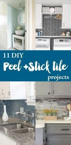 11 پروژه DIY Peel and Stick Tile